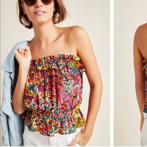 Anthropologie - Adelaide Strapless Blouse